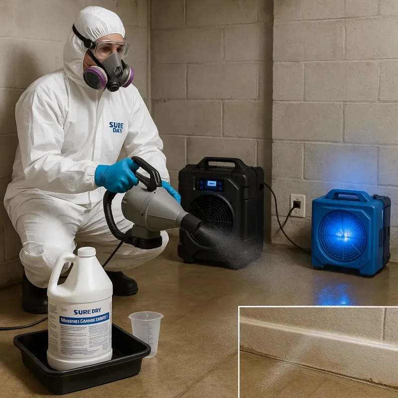 Sanitization and Odor Removal process in Hugo, MN