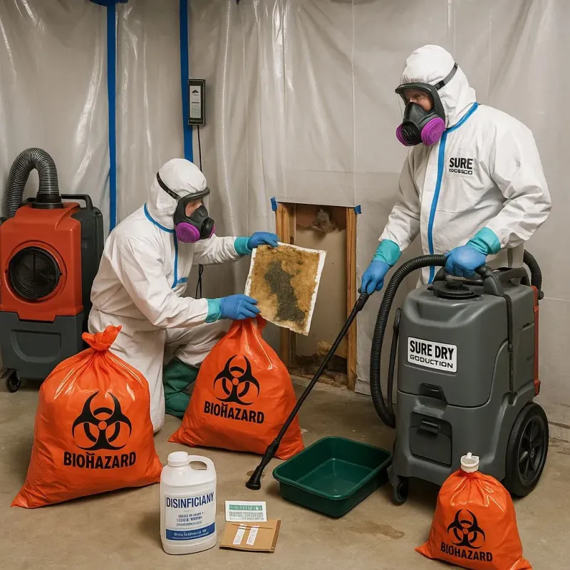 Contaminated Water Handling Protocols process in Hugo, MN